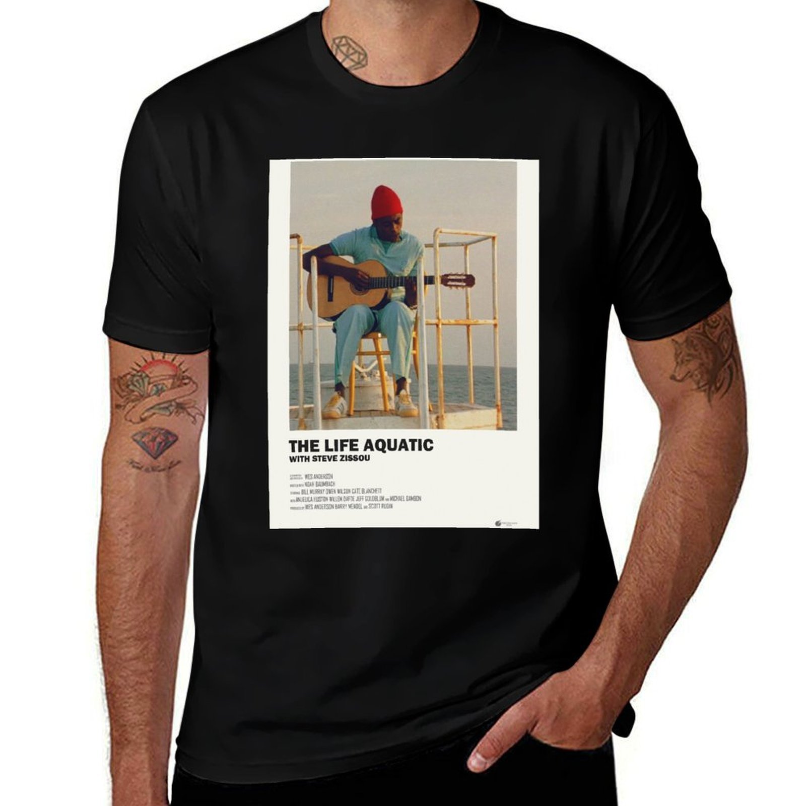 Aquatic Sports Poster - The Life Aquatic Poster Tişörtü Aktif